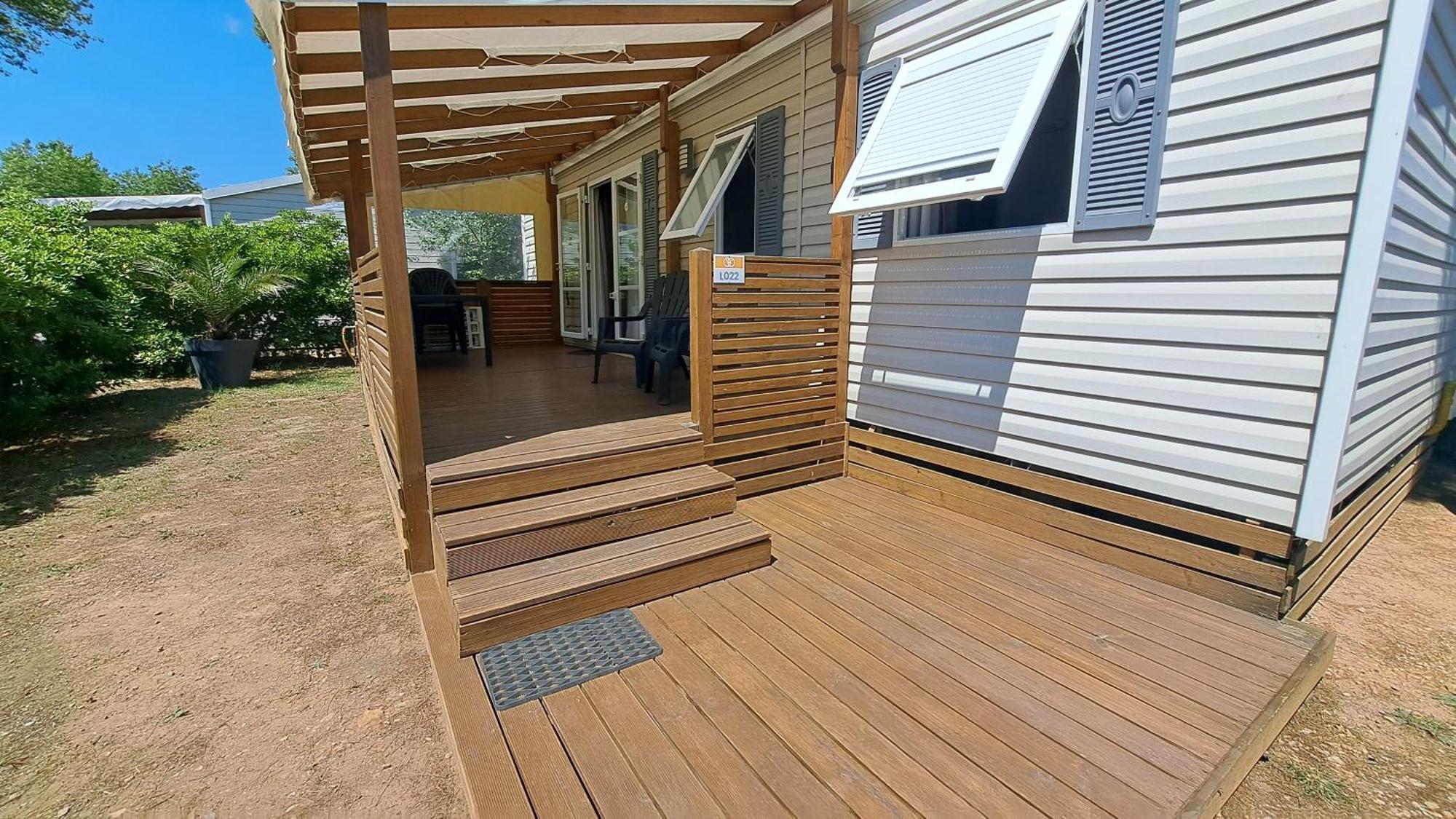 Mobile Home Climatise 3 Chambres A Narbonne Plage Eksteriør bilde